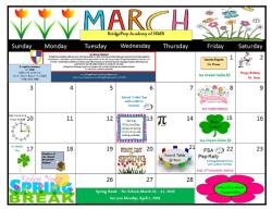 March Calendar